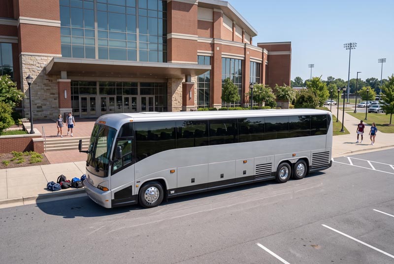 Sports Team Charter Bus Rentals in Flower Mound, TX
